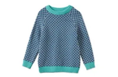 Vild House Of Little Kids'  Organic Cotton Nordic Knit Pullover In Nordic Pattern