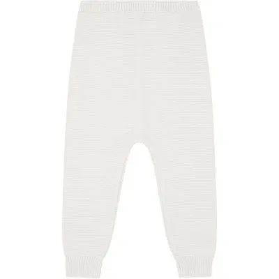 Vild House Of Little Kids'  Organic Knit Trousers In Ecru