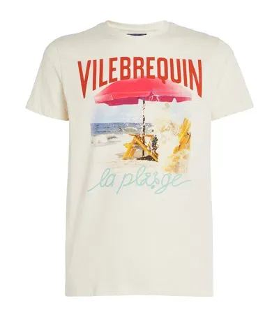 Vilebrequin Cotton Graphic Print T-shirt In White