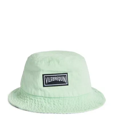 Vilebrequin Logo Bucket Hat In Green