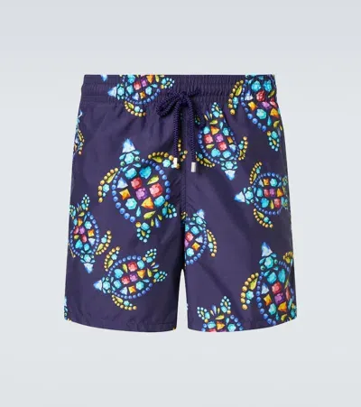 Vilebrequin Moorea Printed Swim Trunks In Multicoloured