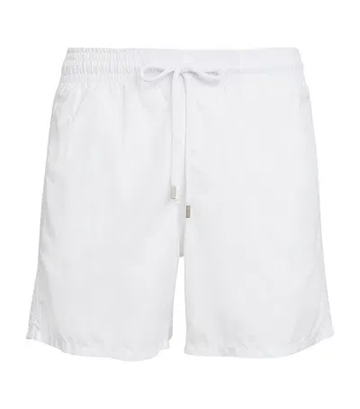 Vilebrequin Recycled Moorea Swim Shorts In White