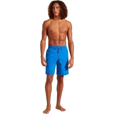 Vilebrequin Vendôme Turtles Long Swim Trunks In Palace