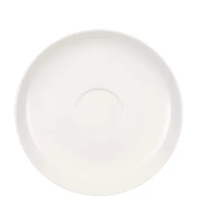 Villeroy & Boch Anmut Soup/breakfast Cup Saucer In White