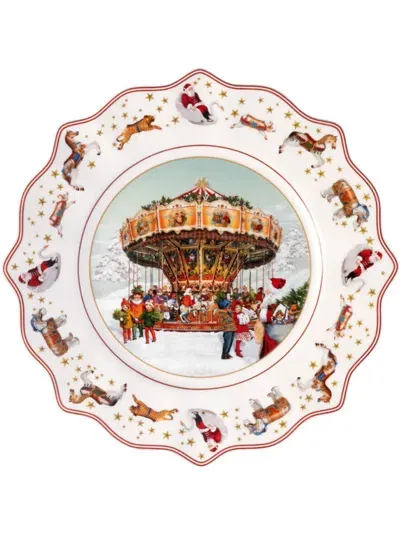 Villeroy & Boch Annual Christmas Edition Plate (24cm) In Nude