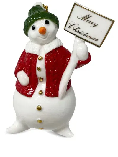 Villeroy & Boch Decorative Snowman In White