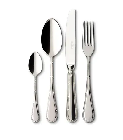 Villeroy & Boch Kreuzband Septfontaines 24-piece Cutlery Set In Metallic