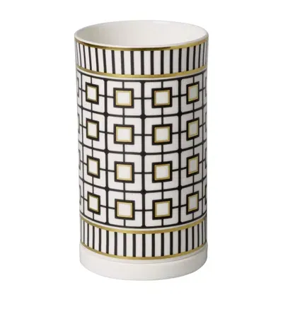 Villeroy & Boch Metrochic Tall Tea Light Holder In Gray