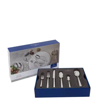 Villeroy & Boch Stainless Steel Victor 68-piece Cutlery Set In Metallic