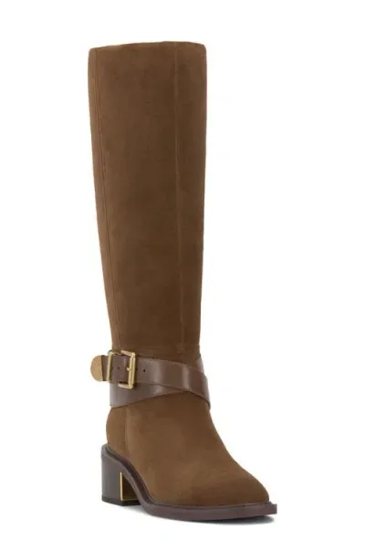 Vince Camuto Gini Knee High Boot In Reishi Brown