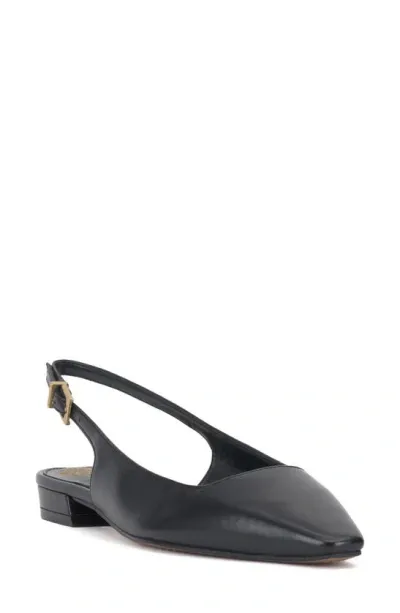 Vince Camuto Sashea Slingback Flat In Black