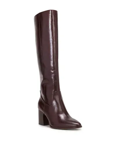 Vince Camuto Women's Evronna Wide Calf Knee High Boots In Dark Brown