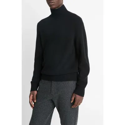 Vince Cashmere Turtleneck In Black