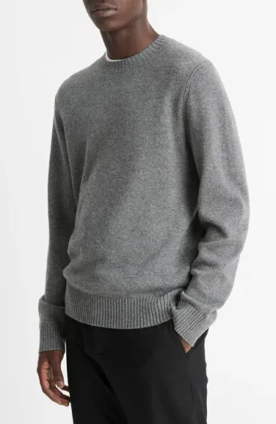 Vince Wool & Cashmere Sweater In Medium Heather Grey