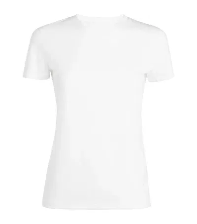 Vince Essential Crew T Shirt In White