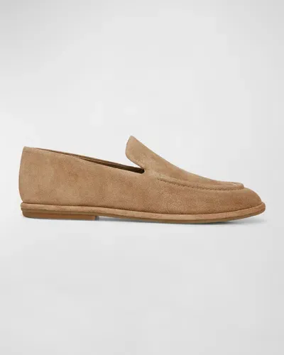 Vince Men's Hann Suede Slip-on Loafers In New Camel