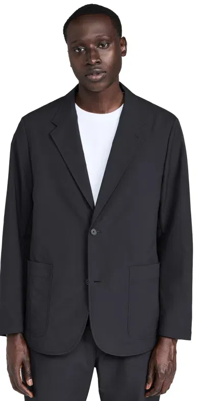 Vince Tech Dobby Blazer Black