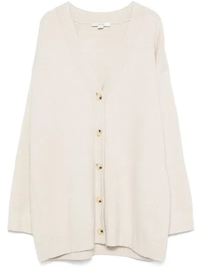 Vince V-neck Cardigan In Neutrals