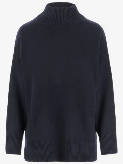 Vince Wool And Cashmere Sweater In Blue