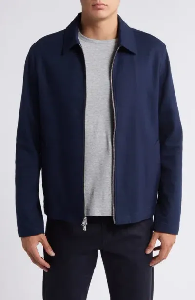 Vince Zip-up Jacket In Coastal/nocturn