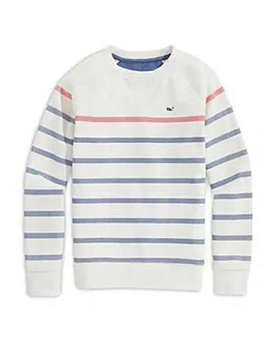 Vineyard Vines Boys' Saltwater Stripe Sweater - Little Kid, Big Kid In Rwb