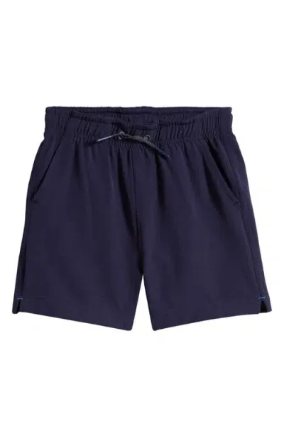 Vineyard Vines Kids' Drawstring Waist Performance Shorts In Nautical Navy