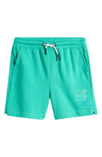 Vineyard Vines Kids' Sunwashed Cotton Blend Fleece Drawstring Shorts In Gumdrop