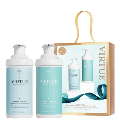 Virtue Recovery Shampoo & Conditioner: Pro Size Duo In White