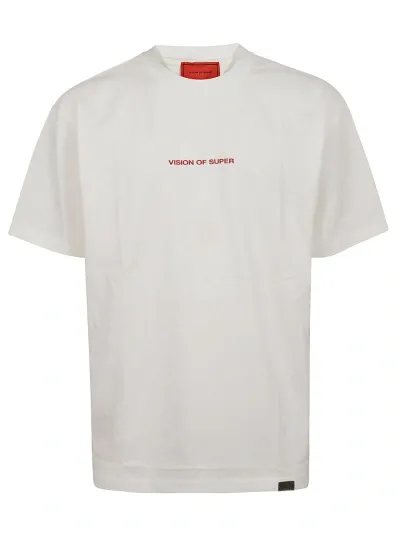 Vision Of Super White T-shirt With Vision Slogan Print