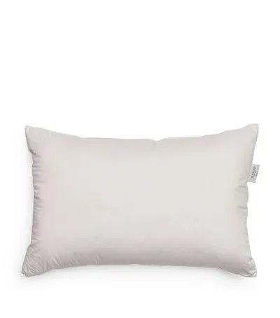 Vispring Cotton Down-filled Pillow In White