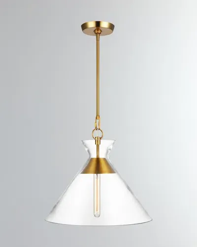 Visual Comfort Studio 1 - Light Pendant Atlantic By Chapman & Myers In Burnished Brass