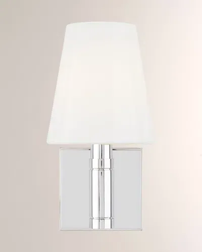 Visual Comfort Studio 1 - Light Wall Sconce Beckham Classic By Thomas O'brien In Polished Nickel