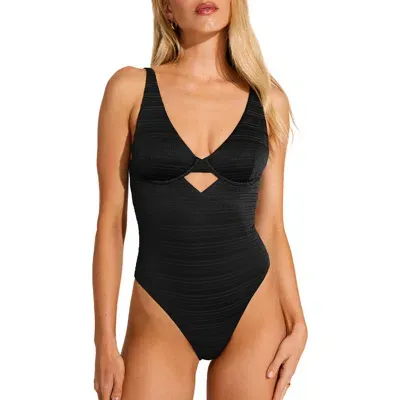 Vitamin A ® Rossi Underwire One-piece Swimsuit In Black