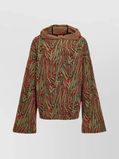 Vitelli Flow Jacquard Monster Hoodie Multicolor In Multicolour