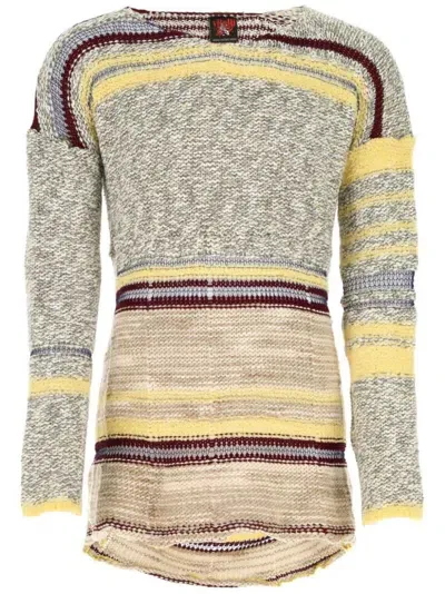 Vitelli Open-back Jumper In Yellow