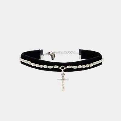 Vivienne Westwood Aleksa Choker In Silver