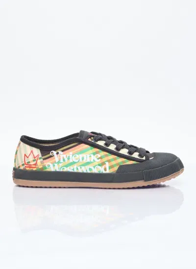 Vivienne Westwood Animal Gym Low Top Sneakers In Multicolor