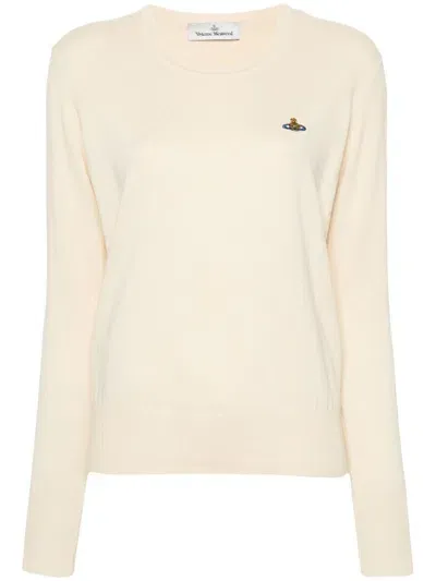 Vivienne Westwood Bea Ribbed-knit Top In White