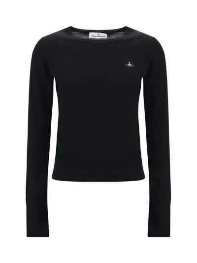 Vivienne Westwood Bea Sweater In Black