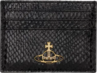 Vivienne Westwood Black Flat Card Holder