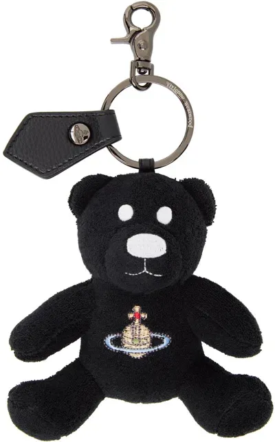 Vivienne Westwood Black Teddy Keychain