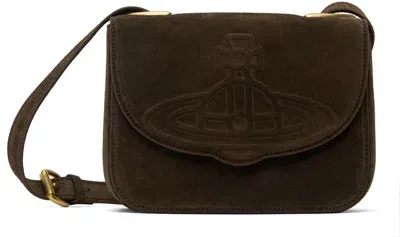 Vivienne Westwood Brown Linda Crossbody Bag