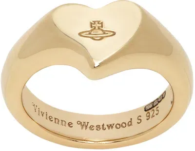 Vivienne Westwood Gold Marybelle Ring In Gold (925)