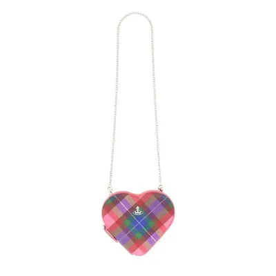 Vivienne Westwood Heart Crossbody In Candy Tartan