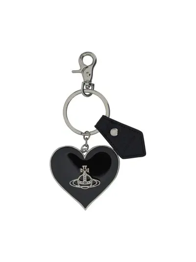 Vivienne Westwood Keyrings E Chains In Black