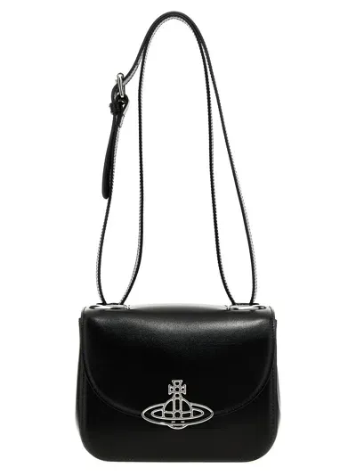 Vivienne Westwood Linda Crossbody Bags In Black