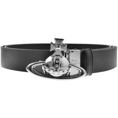 Vivienne Westwood Orb Buckle Belt Black