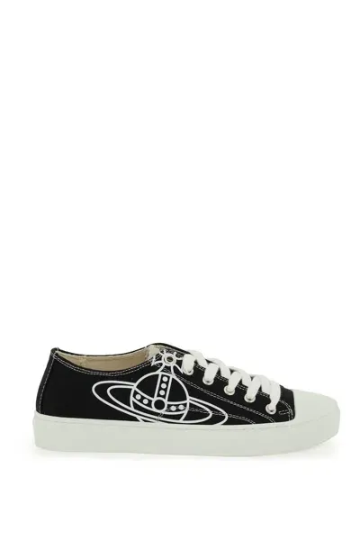 Vivienne Westwood Plimsoll Low Top 2.0 Sneakers In Black