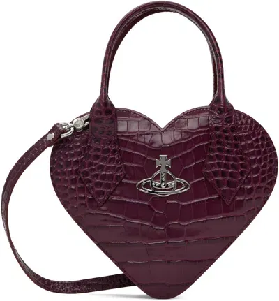 Vivienne Westwood Purple Josephine Heart Crossbody Bag In J403 Purple