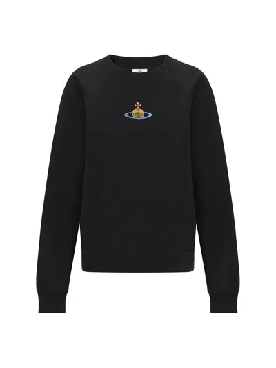 Vivienne Westwood Raglan Sweatshirt In Black